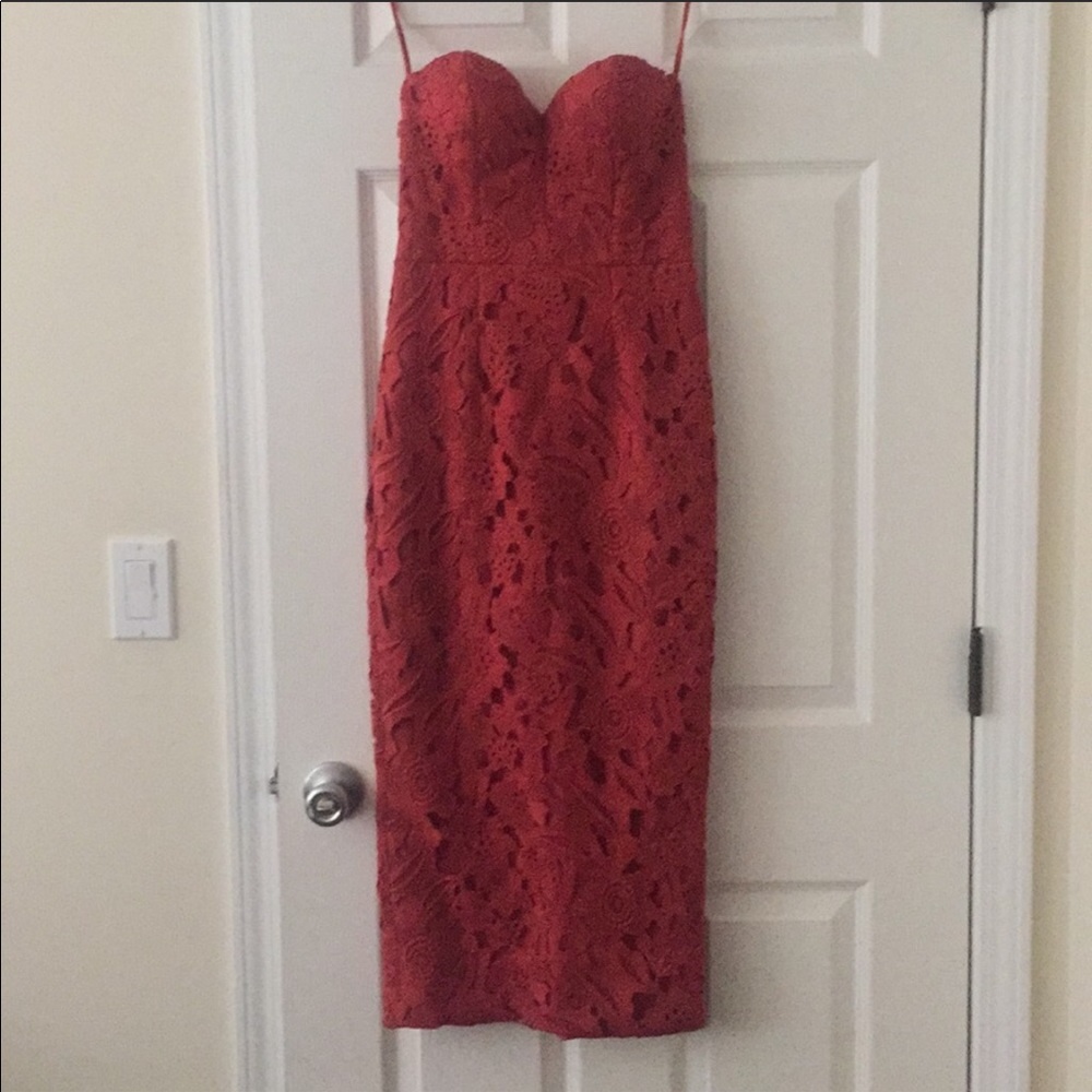 Red Cocktail Dress NWT US 2
